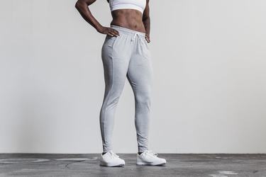 Nobull Women's Joggers Light Grey | Australia (YA9142)